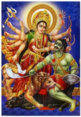  Mahishasura Mardhini: En berättelse om gudinna Durga och kampen mot ondska!